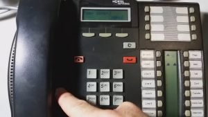 How to reset Nortel Voicemail contact admin